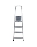 4-step folding ladder Krause 000705 Silver Aluminium