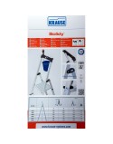 Échelle pliante à 4 marches Krause 126221 Argenté Aluminium