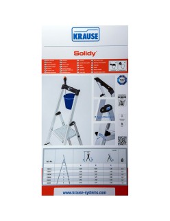 Échelle pliante à 4 marches Krause 126221 Argenté Aluminium