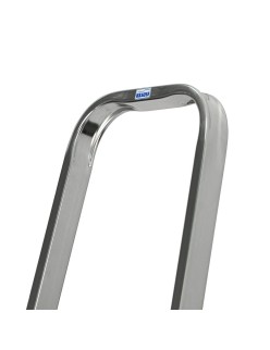 Échelle pliante à 5 marches Krause 729 Argenté Acier inoxydable Aluminium