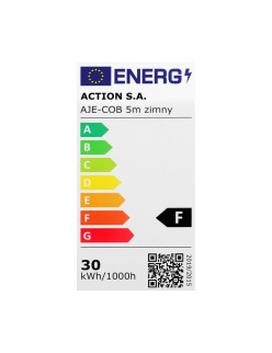 Tiras LED Activejet AJE-COB 5m zim No F 30 W