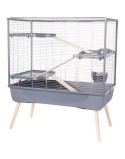 Käfig Zolux 205661GRI Holz Metall Kunststoff