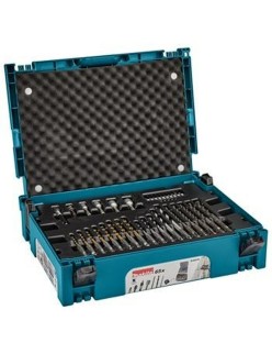 Kit de mèches et embouts Makita B-69478 Mandrin de perceuse Aluminium 65 Pièces