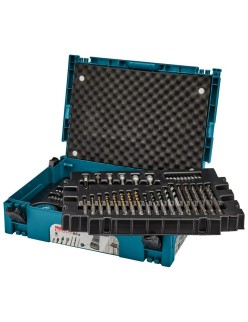 Kit de mèches et embouts Makita B-69478 Mandrin de perceuse Aluminium 65 Pièces
