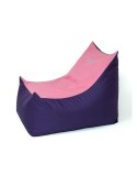 Pouf GO GIFT Rose Pourpre Oxford tejido antidesgarros