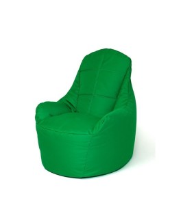 Pouf GO GIFT Vert Oxford tejido antidesgarros