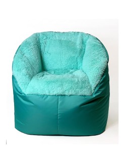 Pouffe GO GIFT Mint Oxford tejido antidesgarros