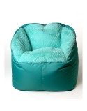 Pouf GO GIFT Menthe Oxford tejido antidesgarros