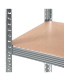 Shelves Greenblue GB378 180 x 90 x 40 cm Grey Galvanised Steel MDF Wood 75 Kg