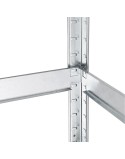 Shelves Greenblue GB378 180 x 90 x 40 cm Grey Galvanised Steel MDF Wood 75 Kg