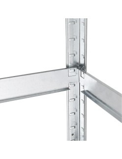 Shelves Greenblue GB378 180 x 90 x 40 cm Grey Galvanised Steel MDF Wood 75 Kg