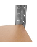 Shelves Greenblue GB378 180 x 90 x 40 cm Grey Galvanised Steel MDF Wood 75 Kg