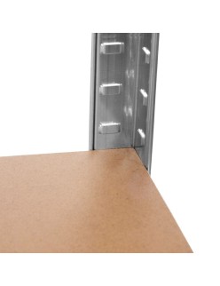 Shelves Greenblue GB378 180 x 90 x 40 cm Grey Galvanised Steel MDF Wood 75 Kg