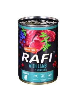 Nassfutter Dolina Noteci Rafi Junior Blaubeere Lamm 400 g