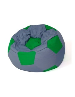 Puff GO GIFT Verde Cinzento Oxford Futebol