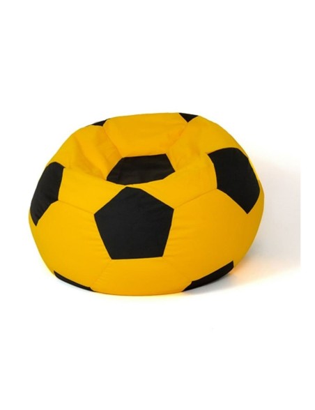 Pouf GO GIFT Jaune Noir Oxford Football Pouf GO GIFT Jaune Noir Oxford Football