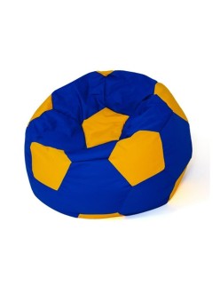 Puff GO GIFT Amarelo Azul Oxford Futebol