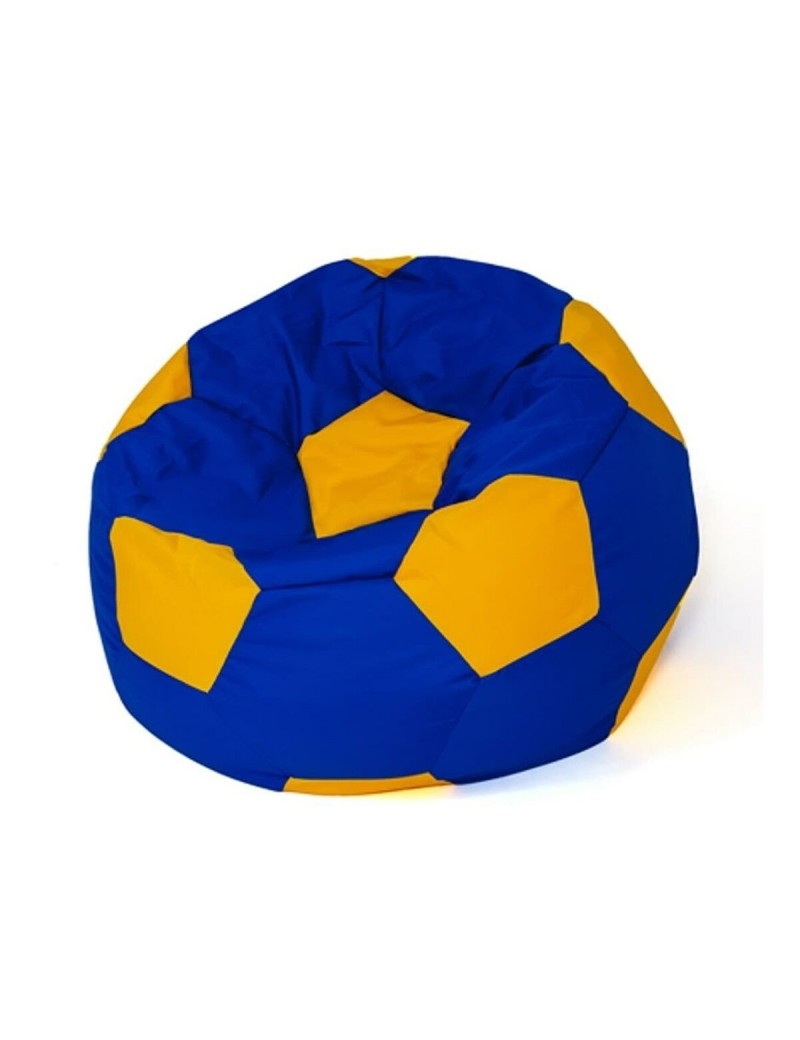 Pouf GO GIFT Jaune Bleu Oxford Football