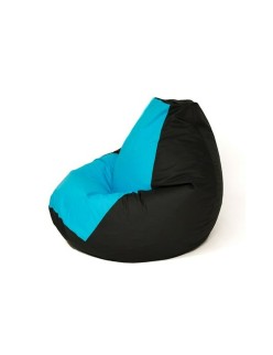 Puff GO GIFT Azul Preto 140 x 100 cm Peru