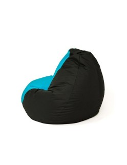 Puff GO GIFT Azul Preto 140 x 100 cm Peru