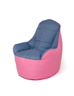 Pouf GO GIFT Gris Oxford tejido antidesgarros