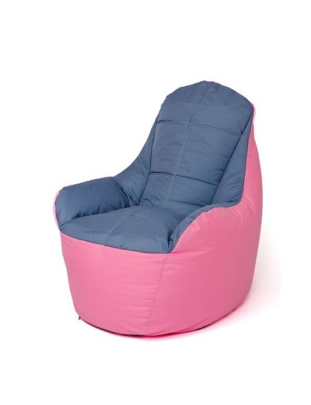 Pouffe GO GIFT Grey Oxford tejido antidesgarros Pouffe GO GIFT Grey Oxford tejido antidesgarros