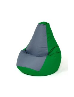 Puff GO GIFT Verde Cinzento 140 x 100 cm Peru
