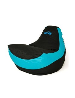 Puff GO GIFT Azul Preto Oxford tejido antidesgarros 140 x 100 x 100 cm 140 x 100 cm
