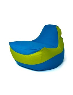 Puff GO GIFT Azul Verde Oxford tejido antidesgarros 140 x 100 x 100 cm 140 x 100 cm