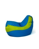 Puff GO GIFT Azul Verde Oxford tejido antidesgarros 140 x 100 x 100 cm 140 x 100 cm