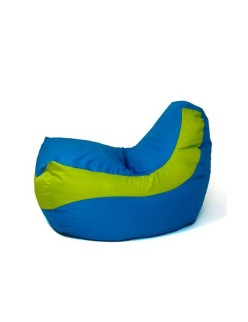 Puff GO GIFT Azul Verde Oxford tejido antidesgarros 140 x 100 x 100 cm 140 x 100 cm
