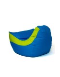 Puff GO GIFT Azul Verde Oxford tejido antidesgarros 140 x 100 x 100 cm 140 x 100 cm