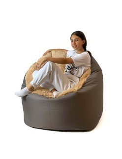 Pouf GO GIFT Bronze Oxford tejido antidesgarros