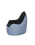 Puff GO GIFT Negro Gris Oxford tejido antidesgarros