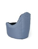 Puff GO GIFT Preto Cinzento Oxford tejido antidesgarros