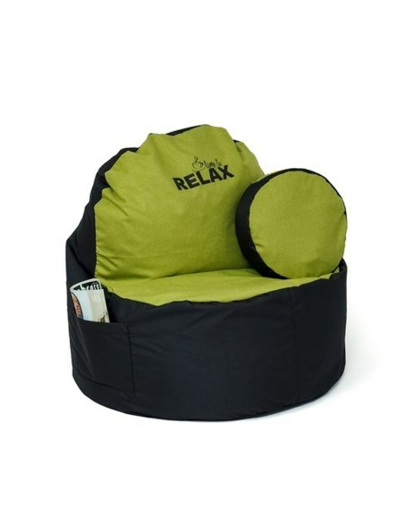 Puff GO GIFT Negro Oliva Oxford tejido antidesgarros 120 x 80 x 80 cm Puff GO GIFT Negro Oliva Oxford tejido antidesgarros 120 x 80 x 80 cm