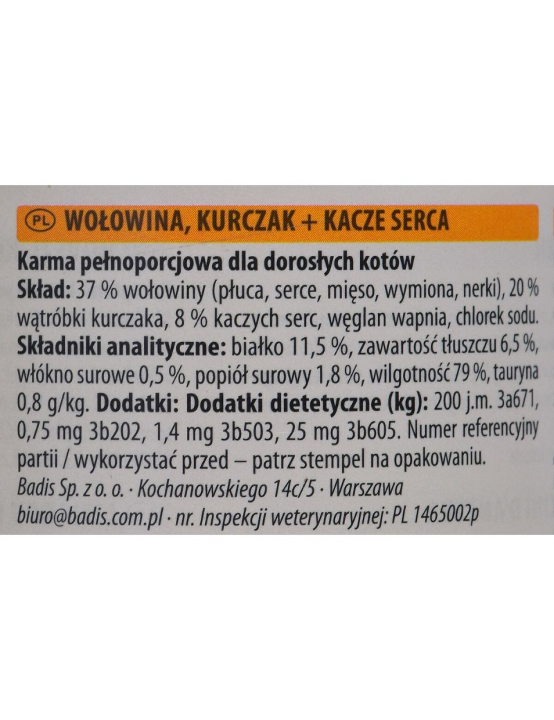 Katzenfutter Animonda Adult Huhn Rindfleisch Ente 200 g