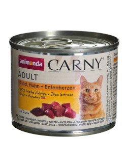 Katzenfutter Animonda Adult Huhn Rindfleisch Ente 200 g