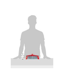 Brosse Vileda 142156 Noir Rouge Gris Plastique (1 Unité)