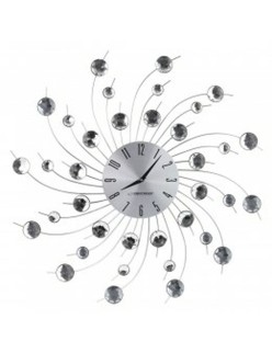 Orologio da Parete Esperanza EHC004 Nero/Argentato Argentato Metallo 150 cm