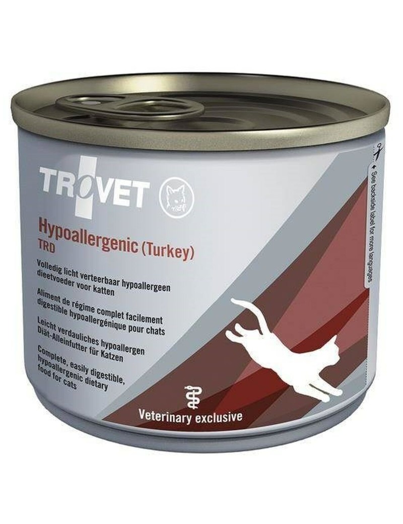 Aliments pour chat Trovet  Hypoallergenic TRD Dinde 200 g