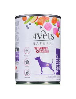 Alimentation humide 4VETS                                 Chiens adultes Dinde 400 g