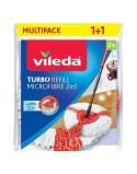 Recambio de Mopa Para Fregar Vileda Turbo 2in1 Microfibra Poliamida Poliéster (2 Unidades)