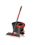 Mop with Bucket Vileda Ultramax Preto Vermelho Plástico Fibra