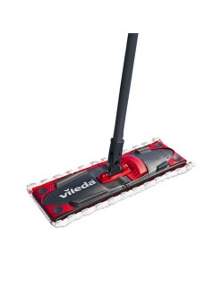 Mop with Bucket Vileda Ultramax Preto Vermelho Plástico Fibra