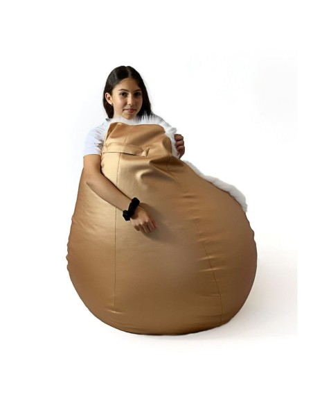 Puff GO GIFT Blanco Oro Oxford tejido antidesgarros Puff GO GIFT Blanco Oro Oxford tejido antidesgarros