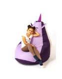 Puff GO GIFT Roxo Violeta Oxford 130 x 90 cm