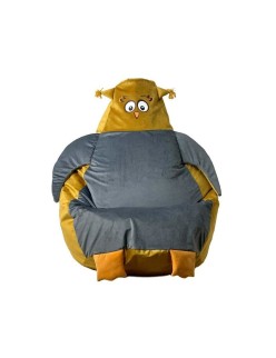 Puff GO GIFT Ouro Cinzento Oxford 105 x 80 cm