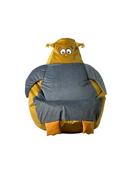 Puff GO GIFT Ouro Cinzento Oxford 105 x 80 cm Puff GO GIFT Ouro Cinzento Oxford 105 x 80 cm