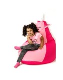 Puff GO GIFT Cor de Rosa Rosa Claro Oxford 105 x 80 cm